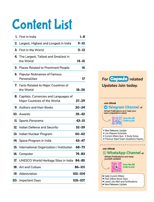 Static GK Capsule Handwritten Notes | For SSC, Railway, Police, CDS, CAPF and other Competitive Exam - Image 3
