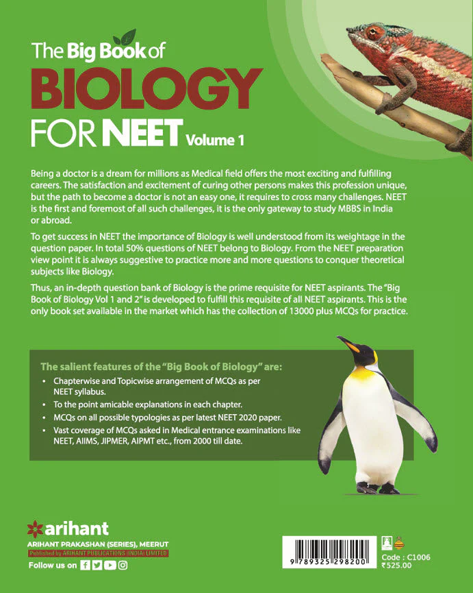 The Big Book of Biology  for NEET 2025 (Volume 1) - Image 2