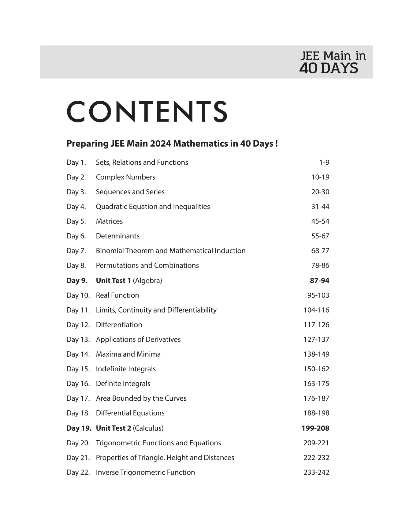 JEE Main in 40 Days Mathematics | The Most Accepted Crash Course Programme - Image 3