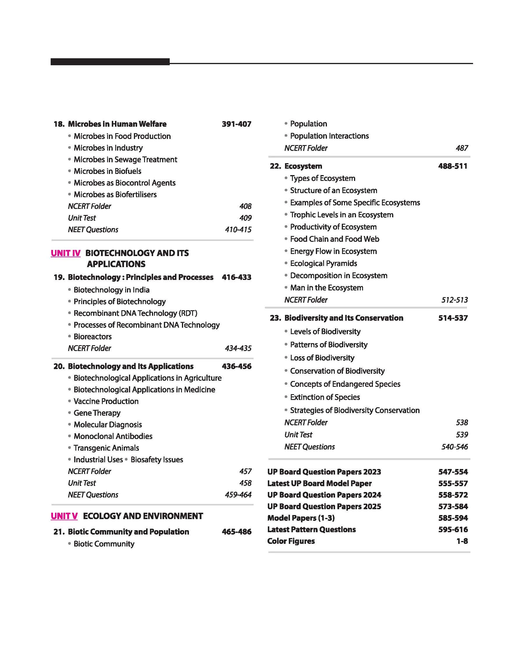 UP Board 2026-27 Complete Course Biology Class 12 | Based on NCERT Textbook | NEP 2020 | Chapter Tests, Topic Tests, Model Papers with OMR Sheet & Project Work Included - Image 5