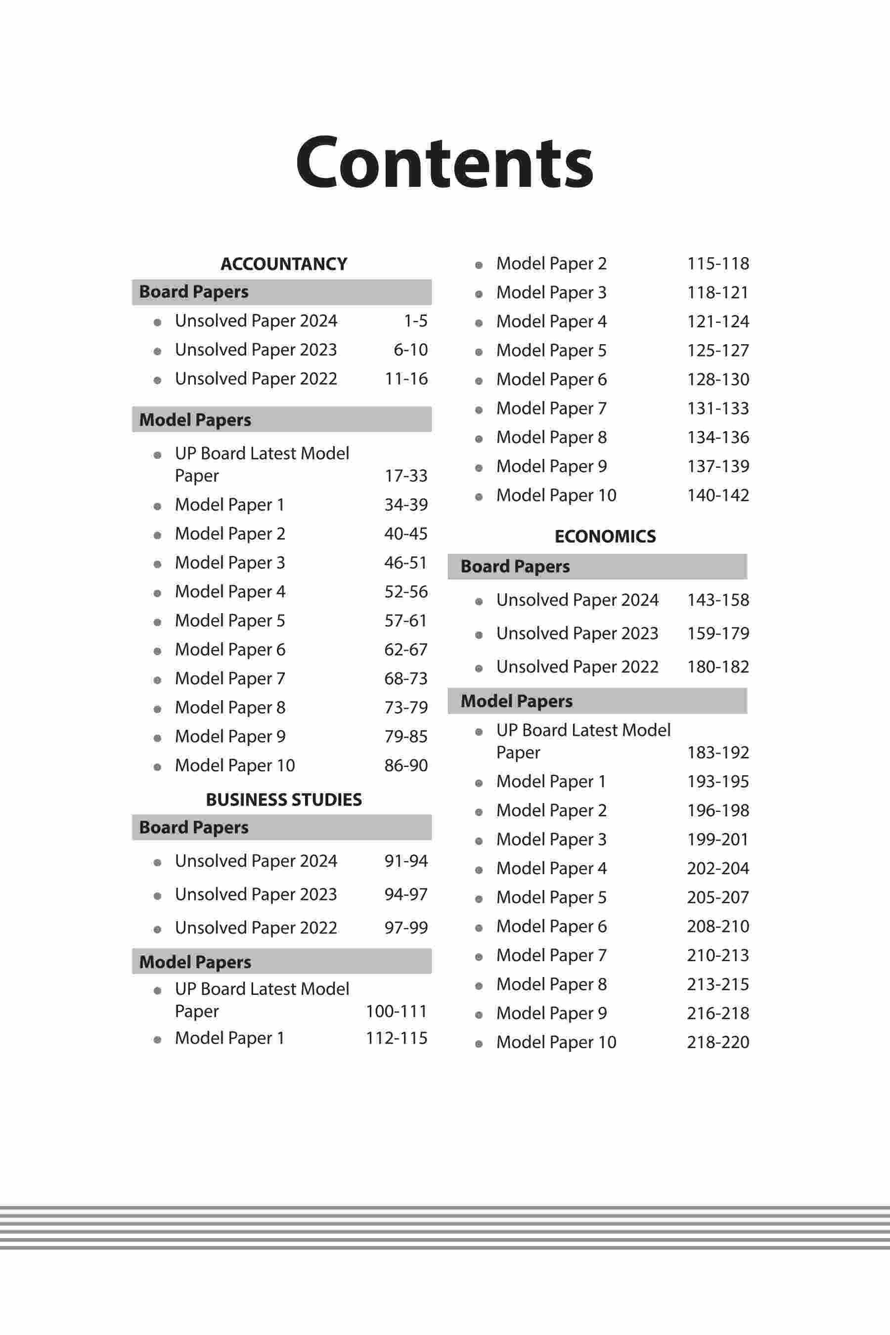 UP Board Fast Track Unsolved Papers (2024 - 2022) Commerce -  Class 12th Exam 2025 | English Medium - Image 3