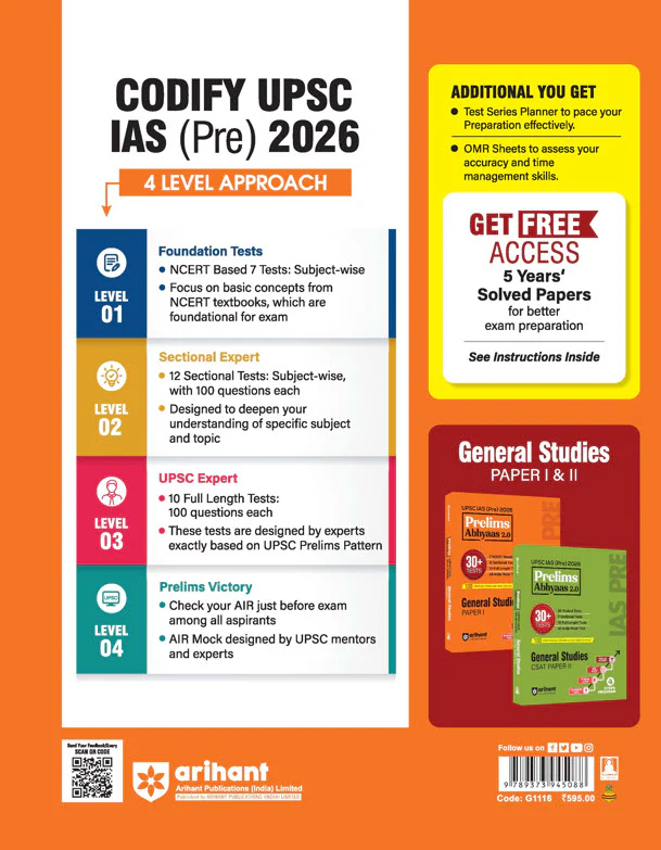 UPSC IAS Prelims 2026 – General Studies Paper 1 | Prelims Abhyaas 2.0 | 30+ Tests (7 NCERT Based + 12 Sectional + 10 Full-Length) | 100 Trending Topics with Mindmaps & Quick Revision Notes - Image 5