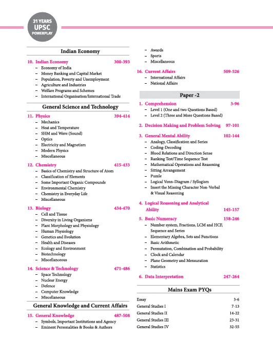 UPSC IAS & State PCS Pre Exam 31 Year Solved Papers (2025 - 1995) | GS (Paper1) and CSAT (Paper2) | English Medium - Image 3