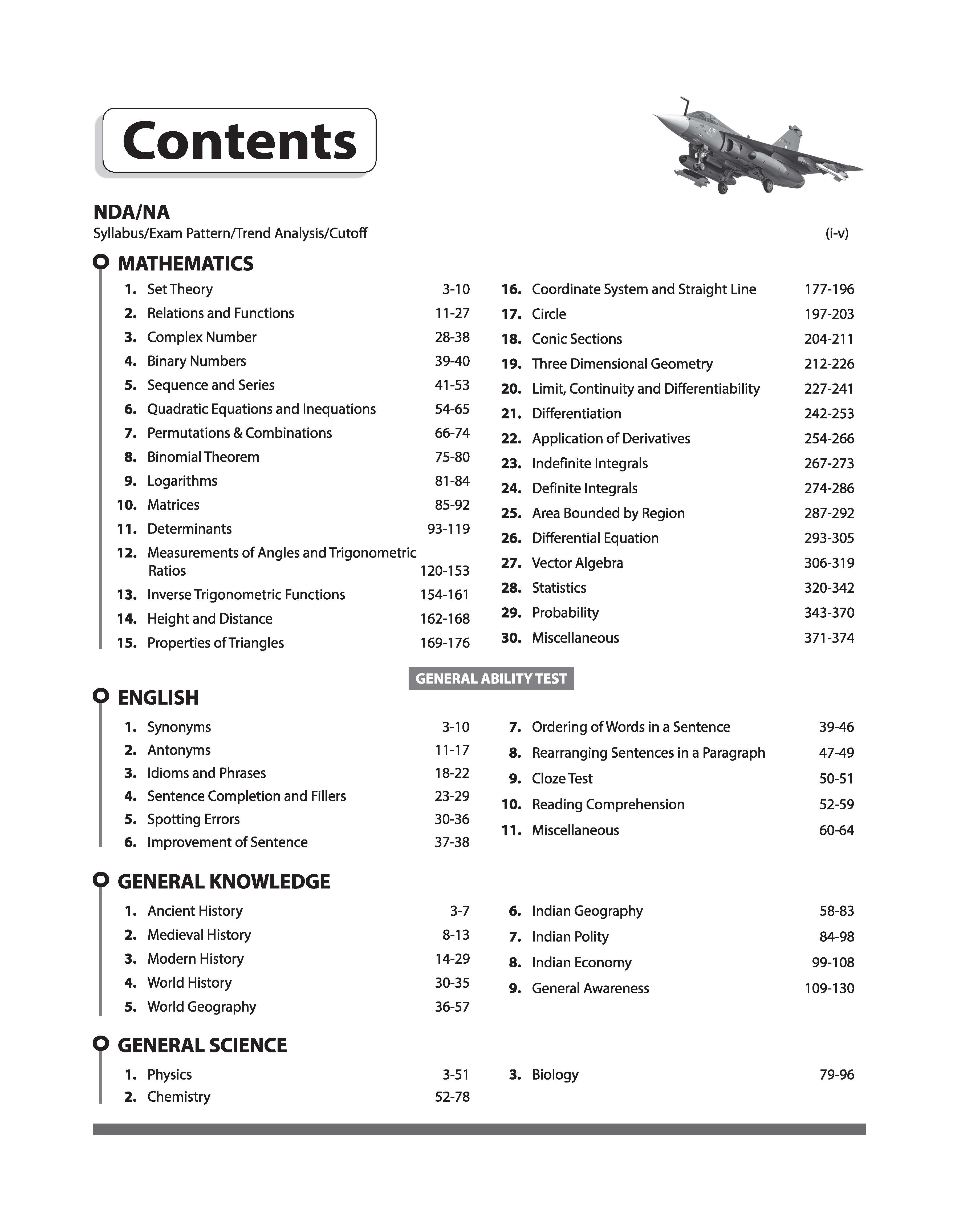 UPSC NDA/NA 2026 — Chapterwise 20 Solved Papers (2025–2016) | Mathematics & General Ability Test (GAT) | Detailed Explanations & Trend Analysis | 5000+ MCQs - Image 3