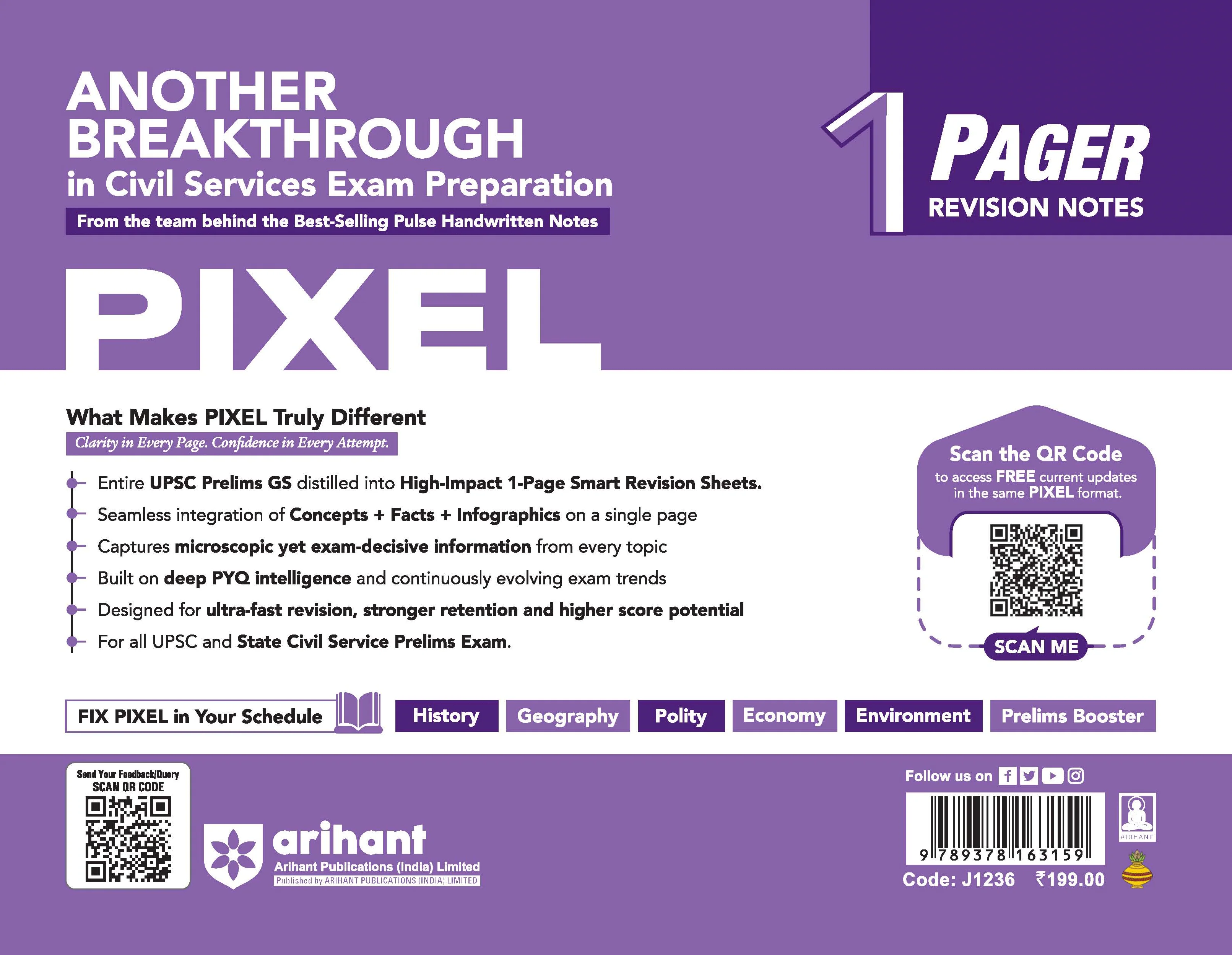 UPSC Prelims Environment | Pixel 1-Pager Revision Notes | Fast Revision, Entire Prelims GS in 1-Page Format, Concept & Fact Infographics with PYQ-Based Preparation - Image 11
